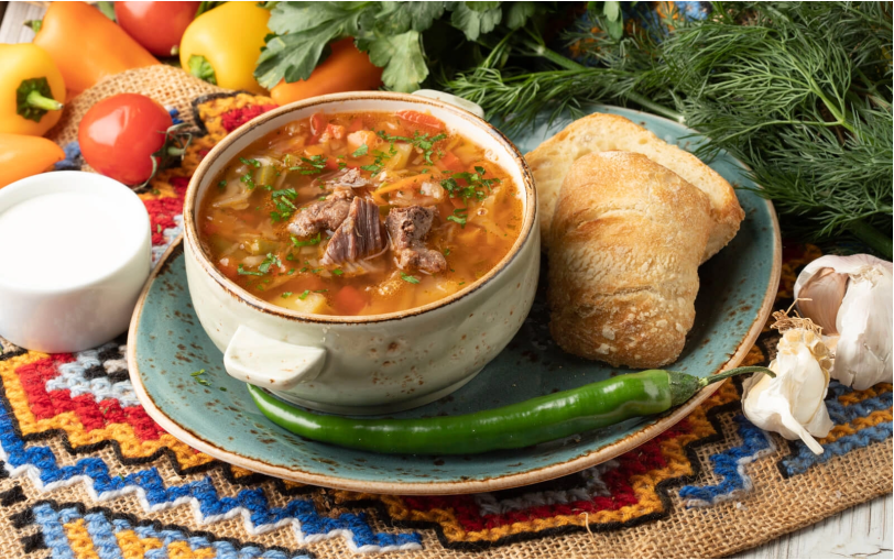Чорба традиционная с мясом