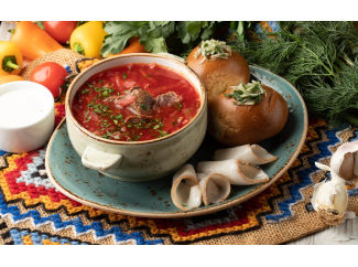 Борщ с мясом