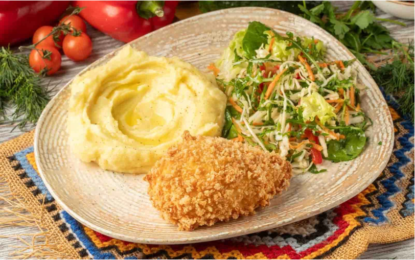 Куриное филе с сыром и беконом
