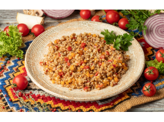 Гречка с овощами