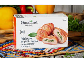 Котлеты в беконе c моцареллой и шпинатом - Замороженный продукт
