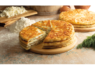 Плацинда с творогом и зеленью