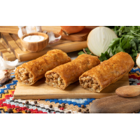 Вертута со свининой и курицей, со сметаной