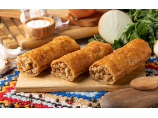 Вертута со свининой и курицей, со сметаной